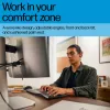 HP 680 Comfort Dual-Mode-Tastatur, Volle Größe (100%), Kabellos, RF Wireless + Bluetooth, QWERTY, Schwarz