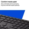 HP 490K Multi-Device Dual-Mode-Tastatur, Full-Size (100 %), kabellos, USB + Bluetooth, QWERTY, Schwarz