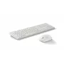 Tastatur-Maus-Set KINGSTON 490C — kabellose Full-Size-Tastatur (Plunger) mit RF- + Bluetooth-Maus, weiß