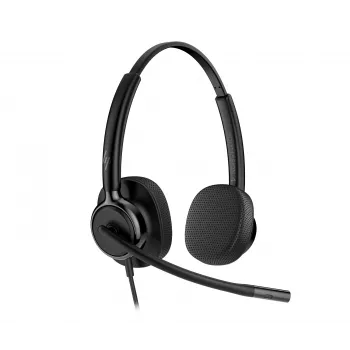 Kabelgebundenes Stereo-Headset HP Poly Mission 425 USB — Bulk, Gewicht 132 g