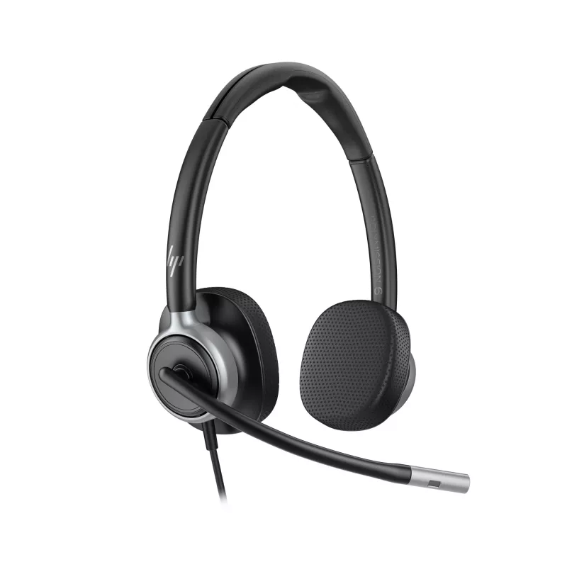 Kabelgebundenes Stereo-USB-Headset HP Poly Mission 625 — ohrumschließend, 147 g, USB-Anschluss (Bulk)