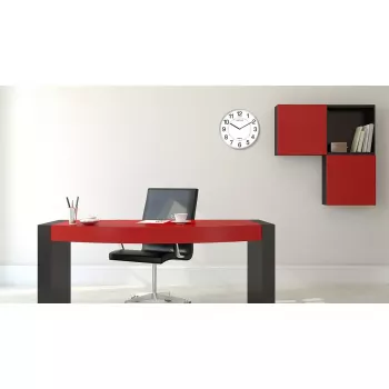 Quarzuhr Unilux 400094280 Rund Grau Wand-/Tischuhr