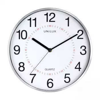 Quarzuhr Unilux 400094280 Rund Grau Wand-/Tischuhr