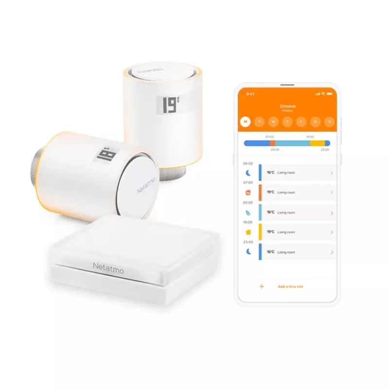 Netatmo NVP01-DE Thermostatisches Heizkörperventil Geeignet für den Innenbereich