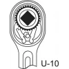 Gedore 1993 ALU-10 Aluminium-Schlüssel 10 mm