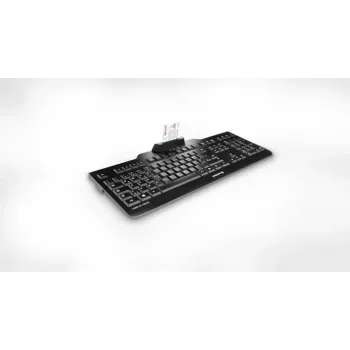 Kabelgebundenes Cherry CHERRY KC 1000 SC Full-Size USB-Tastatur, QWERTY, 109 Tasten, 1,8 m Kabel, schwarz