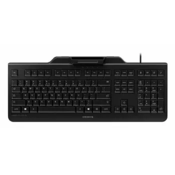 Kabelgebundenes Cherry CHERRY KC 1000 SC Full-Size USB-Tastatur, QWERTY, 109 Tasten, 1,8 m Kabel, schwarz