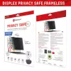 Displex PRIVACY SAFE abnehmbarer 2-Wege-Sichtschutzfilter für Laptop/Notebook (randlos) 14'' (16:10)