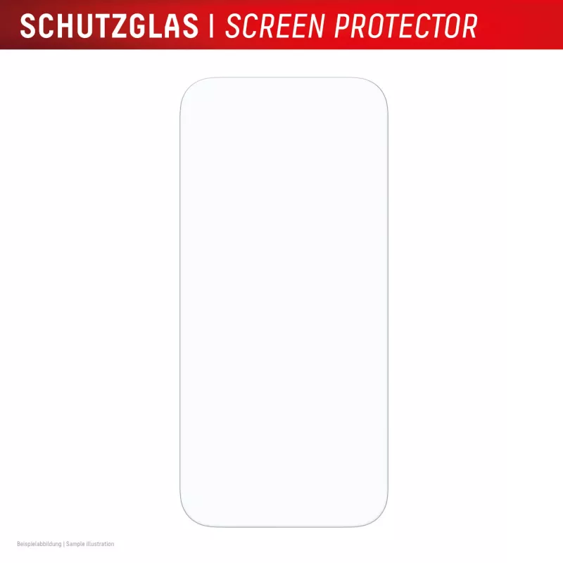 DISPLEX Smart Glass (9H) für Apple iPhone 17/17 Pro, Montagesticker, unzerbrechlich