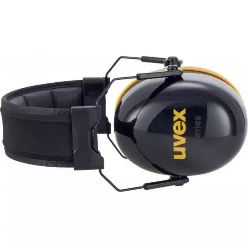 Uvex K20 Kopfbügel-Sicherheitsbrille Schwarz Gelb Bauwesen