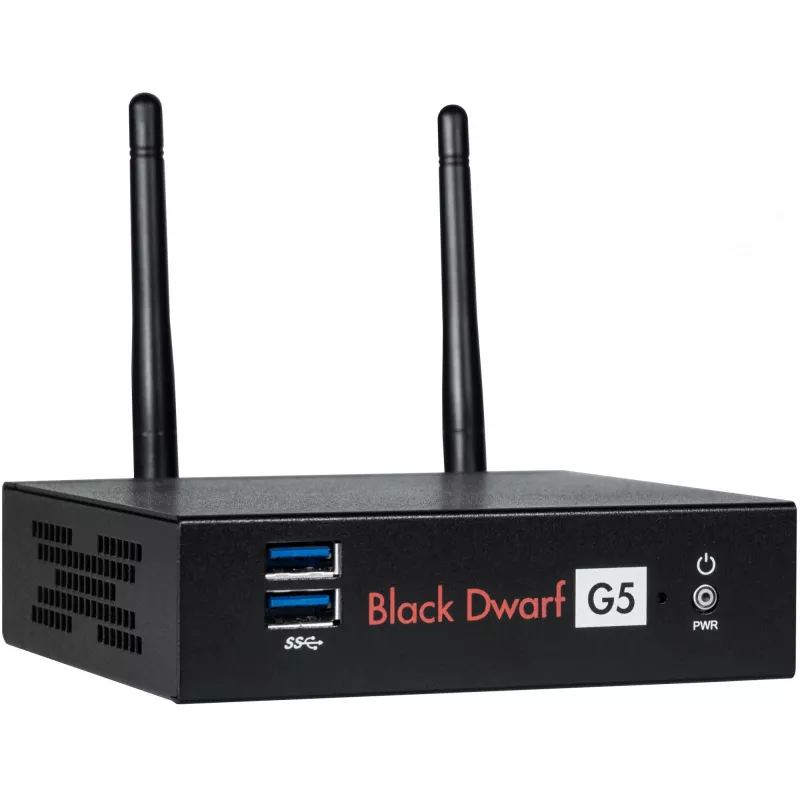 Securepoint Schwarz Dwarf G5 VPN Hardware-Firewall Desktop 1,85 Gbit/s