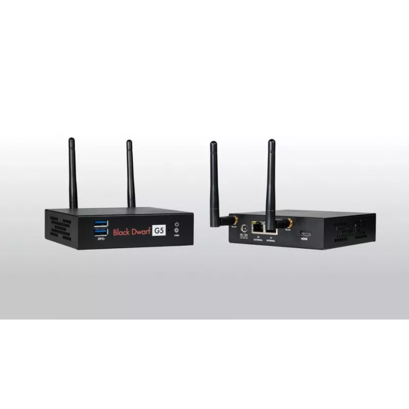 Securepoint Schwarz Dwarf G5 VPN Hardware-Firewall Desktop 1,85 Gbit/s