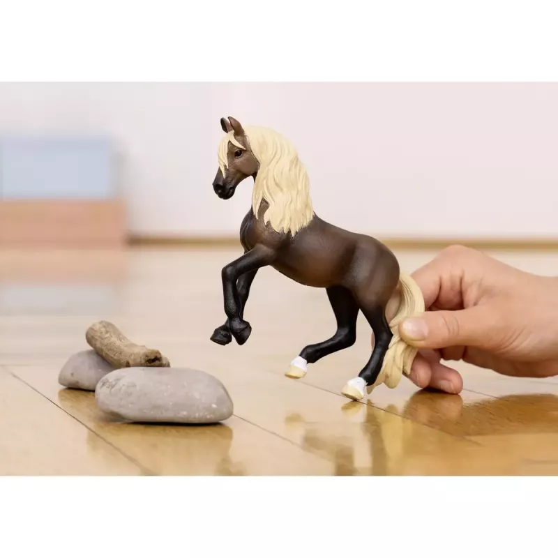 Schleich Pferdefigur Peruanischer Paso-Hengst Modell 13952, für Kinder ab 5 Jahren, beige/braun
