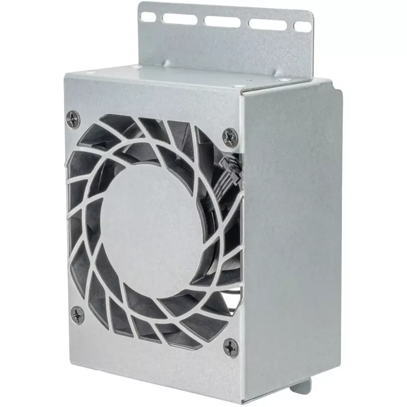 CPU-Kühler SILVERSTONE RAC45-FC-801 kompakt 80 mm Lüfter, silber/schwarz