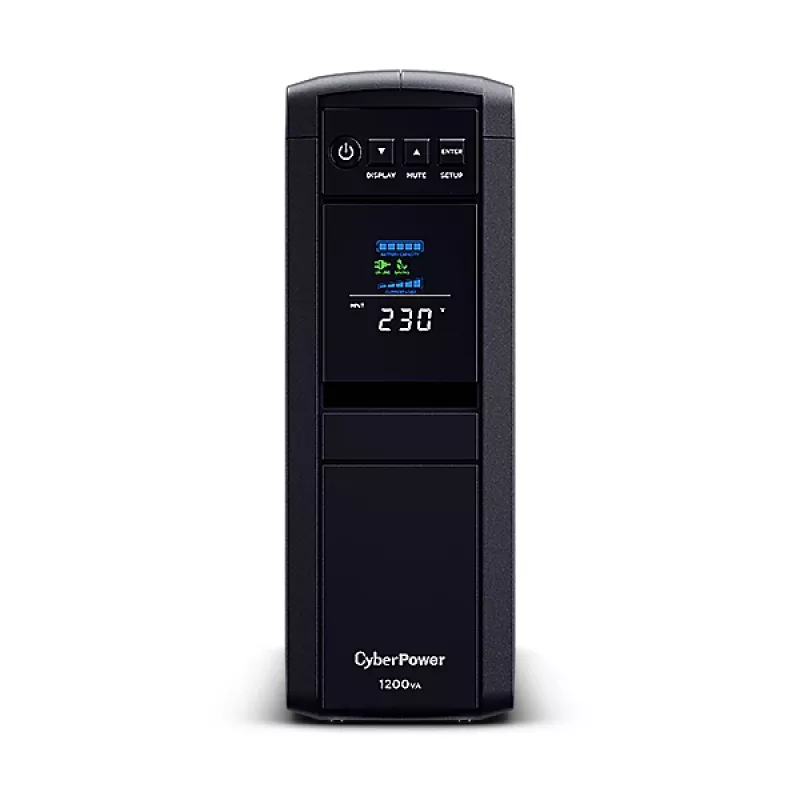 CyberPower CP1200EIPFCLCD unterbrechungsfreie Stromversorgung (USV) Line-Interactive 1,2 kVA 720 W 6 AC-Ausgänge