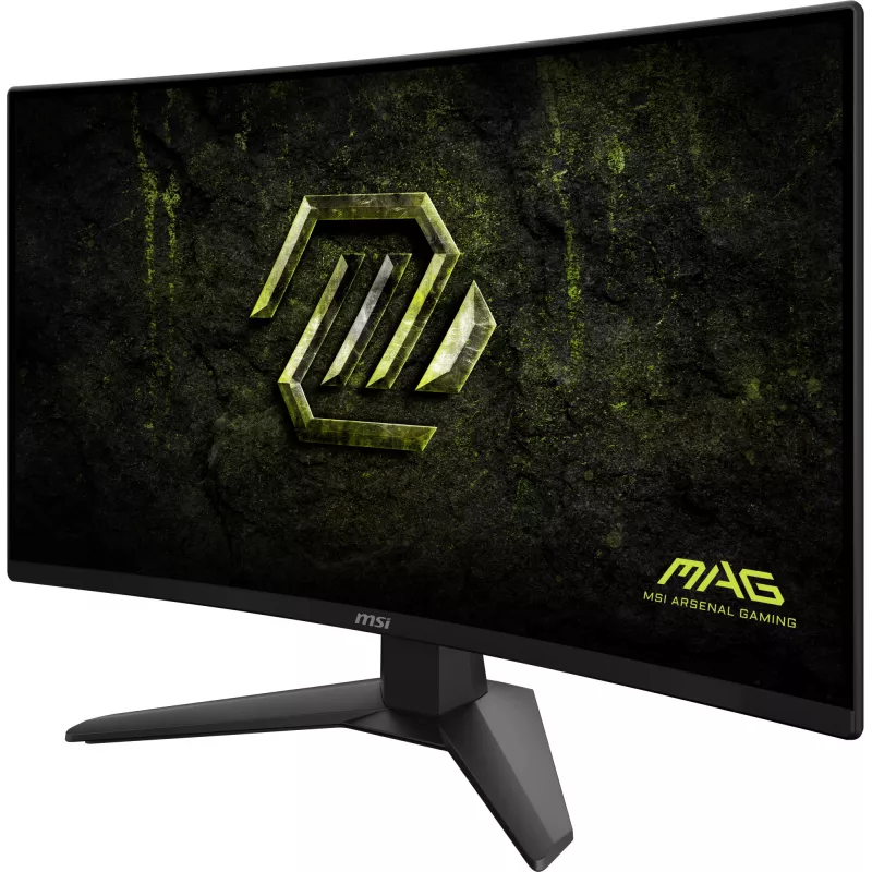 27 Zoll MSI MAG 274CF X24 gebogener Rapid-VA-Monitor, Full HD 1920×1080, 0,5 ms, 300 cd/m², VESA, schwarz