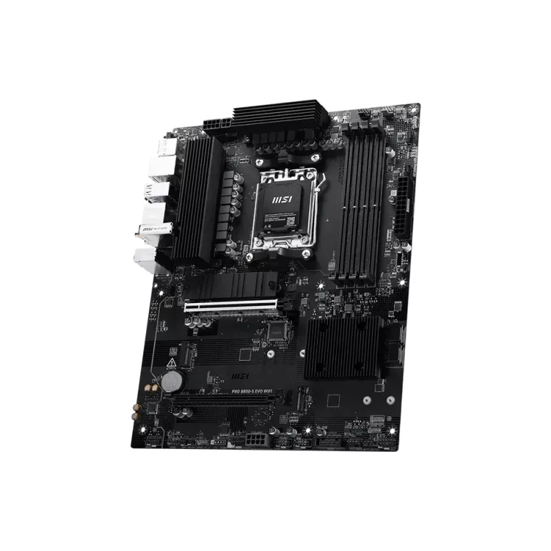 Mainboard MSI PRO B850-S EVO WIFI — AMD B850 Chipsatz, Sockel AM5, ATX, DDR5, Wi‑Fi 7, 2,5GbE