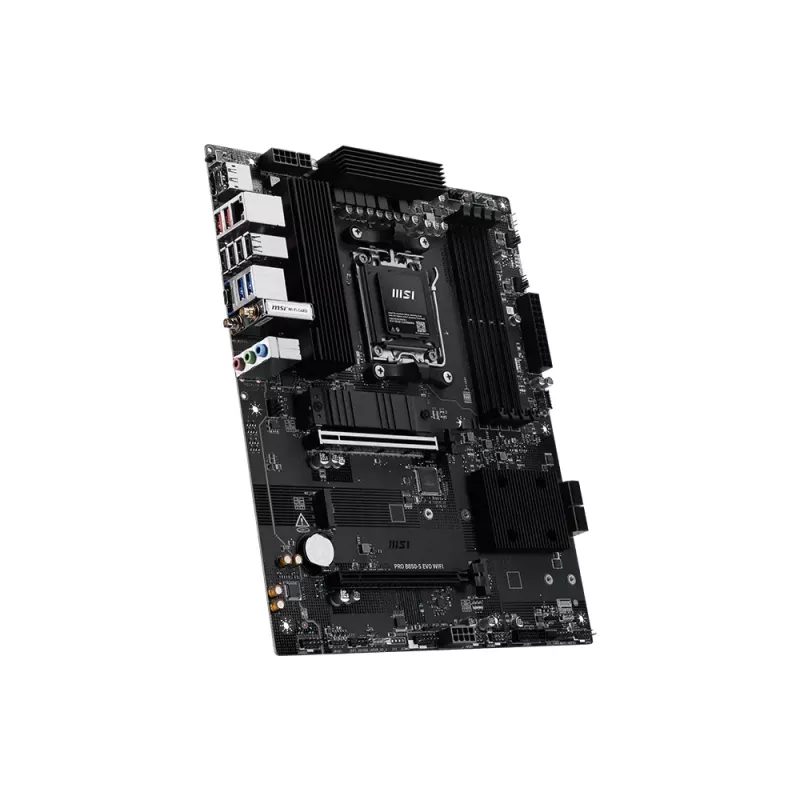 Mainboard MSI PRO B850-S EVO WIFI — AMD B850 Chipsatz, Sockel AM5, ATX, DDR5, Wi‑Fi 7, 2,5GbE