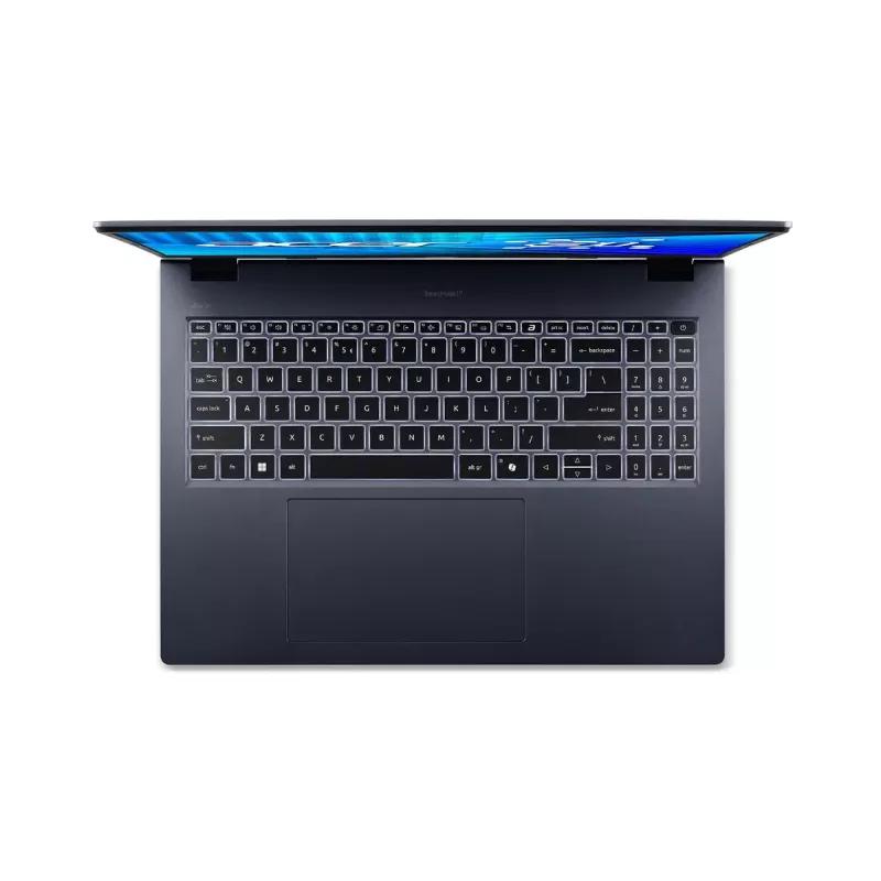 Laptop Acer TravelMate P4 TMP416-74-TCO — Intel Core Ultra 5 225H, 16 Zoll WUXGA, 16 GB DDR5, 512 GB SSD, Intel Arc 130T, Windows 11 Pro, Blau