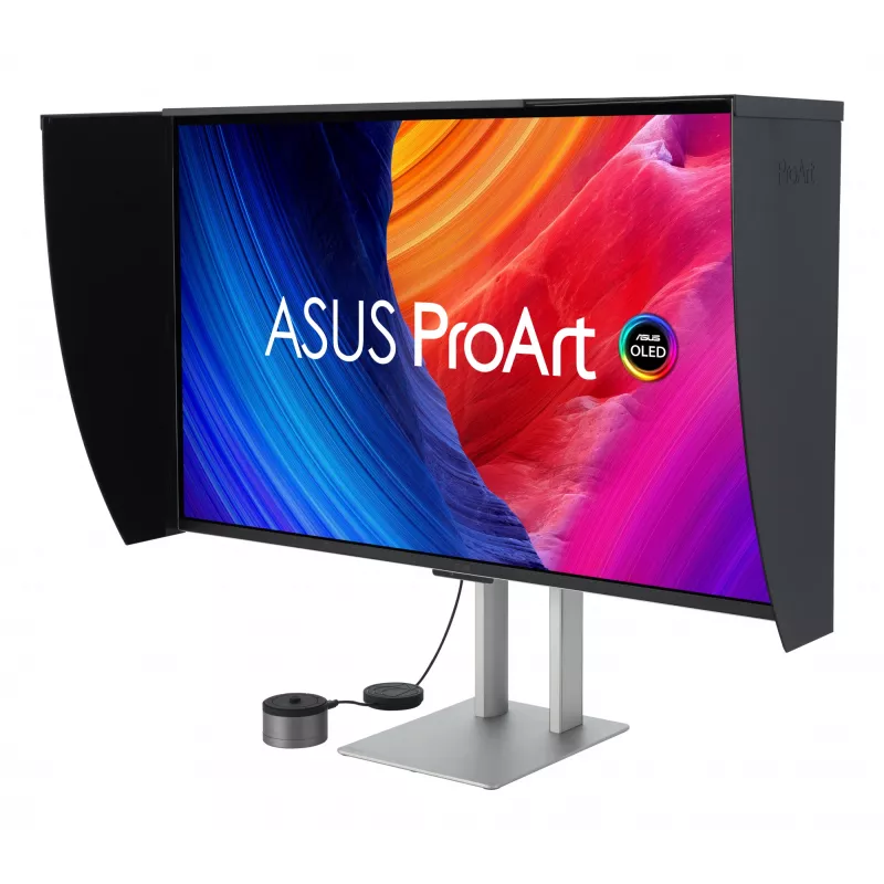 ASUS ProArt OLED PA32UCDMR-K Computermonitor 80 cm (31,5 Zoll) 3840 x 2160 Pixel 4K Ultra HD QD-OLED Schwarz, Silber