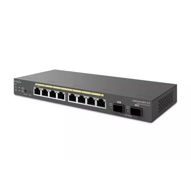 Managed Switch EnGenius FitSwitch 8 Full PoE 8 Ports Gigabit Ethernet