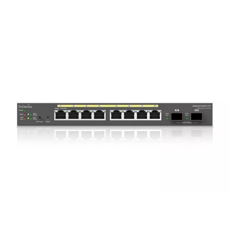 Managed Switch EnGenius FitSwitch 8 Full PoE 8 Ports Gigabit Ethernet