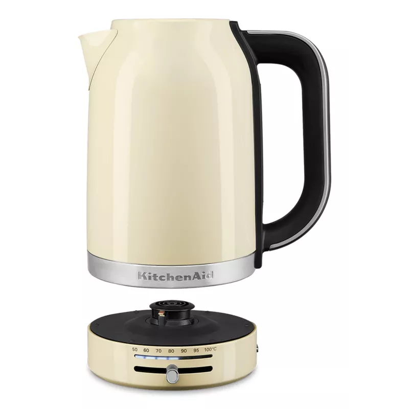 KitchenAid 5KEK1701EAC Wasserkocher 1,7 L 2400 W Schwarz, Creme, Edelstahl