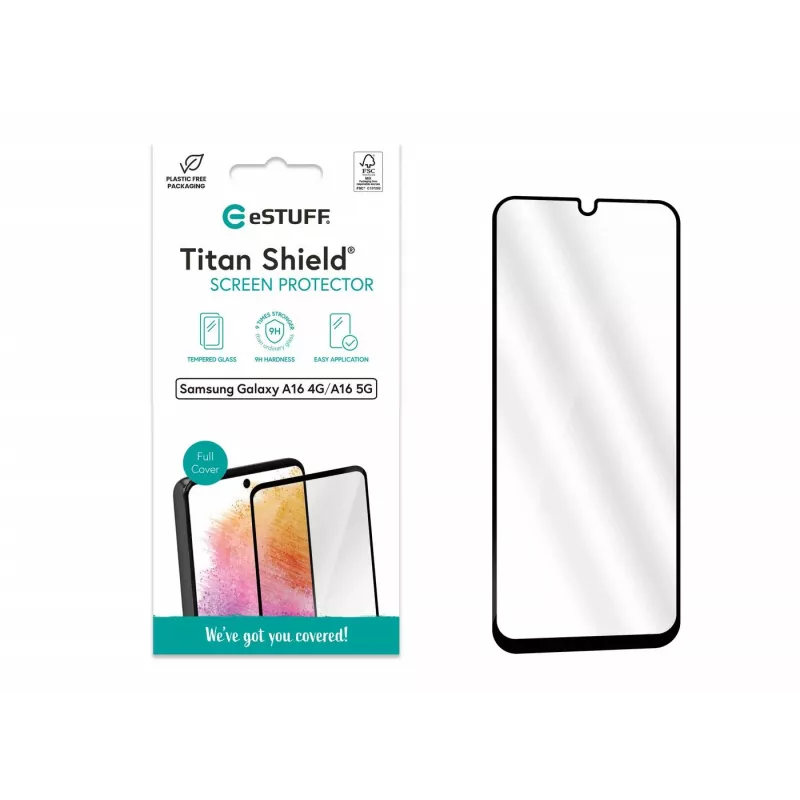 Tempered Glass Screen Protector eSTUFF für Samsung Galaxy A16 (4G/5G) ES504114
