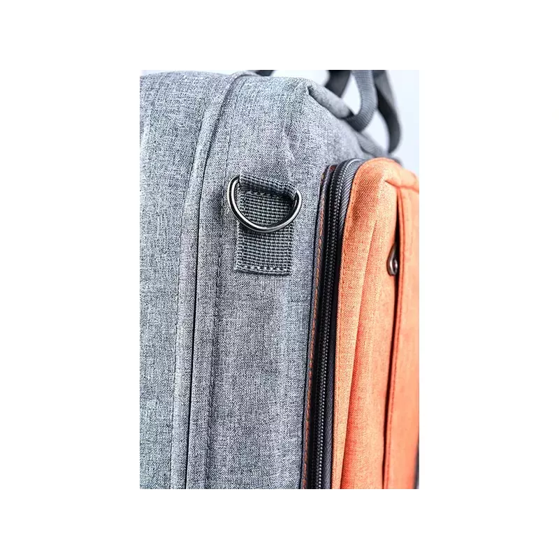 Messenger-Tasche MODECOM RENO für 15,6 Zoll (39,6 cm) Laptops, Nylon, grau/orange