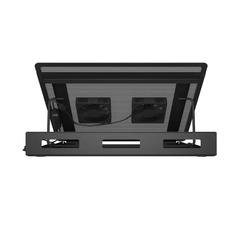 Laptop-Kühler NATEC Tern 2 Plus — 2 Lüfter, für Laptops bis 17,3 Zoll, schwarz