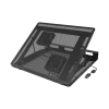 Laptop-Kühler NATEC Tern 2 Plus — 2 Lüfter, für Laptops bis 17,3 Zoll, schwarz