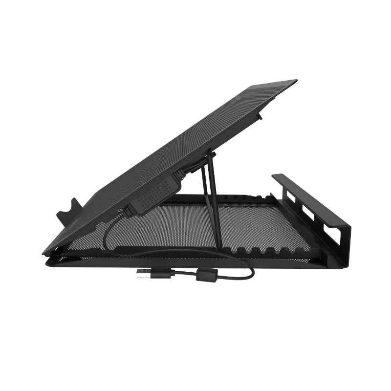 Laptop-Kühler NATEC Tern 2 Plus — 2 Lüfter, für Laptops bis 17,3 Zoll, schwarz