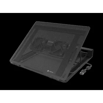Laptop-Kühler NATEC Tern 2 Plus — 2 Lüfter, für Laptops bis 17,3 Zoll, schwarz