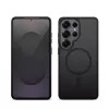 Schutzhülle Crong Hybrid Matte Magnetic für Samsung Galaxy S25 Ultra – TPU+PC, Schwarz