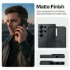 Schutzhülle Crong Hybrid Matte Magnetic für Samsung Galaxy S25 Ultra – TPU+PC, Schwarz