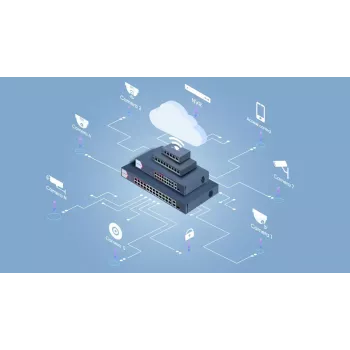 Managed Switch Hikvision DS-3E1106P-EI 4 Port Fast Ethernet PoE