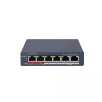 Managed Switch Hikvision DS-3E1106P-EI 4 Port Fast Ethernet PoE