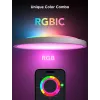 Smart Deckenleuchte Govee 30 cm RGBWW + RGBIC Wi‑Fi/Bluetooth 28 W, weiß, Ø300×30 mm