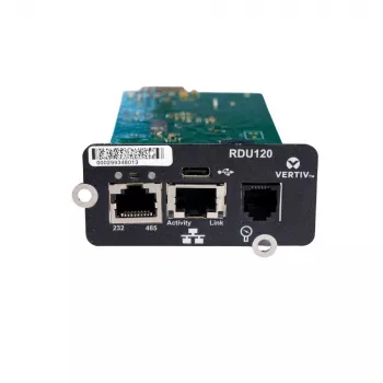 Vertiv Liebert IntelliSlot RDU120 - Netzwerkkarte, Fernüberwachungsadapter, RS-485, USB-Anschluss, UL2900-1-cybersicherheitszertifiziert, 1 Gb Ethernet (RDU120)