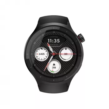 Motorola Moto Watch 3,63 cm (1,43 Zoll) OLED 47 mm Digitaler Touchscreen Schwarz GPS (Satellit)