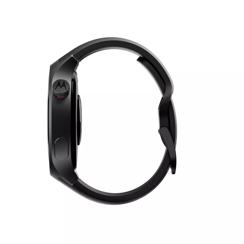 Motorola Moto Watch 3,63 cm (1,43 Zoll) OLED 47 mm Digitaler Touchscreen Schwarz GPS (Satellit)
