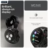 Motorola Moto Watch 3,63 cm (1,43 Zoll) OLED 47 mm Digitaler Touchscreen Schwarz GPS (Satellit)