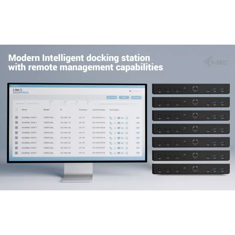 i-tec Thunderbolt 4 Intelligent Dual Display Docking Station + Power Delivery 90 W