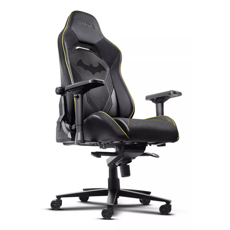 PC-Gaming-Stuhl TRUST 25787 – gepolsterte Sitzfläche, max. Belastung 150 kg, 710×750 mm, Höhe bis 134 cm, schwarz
