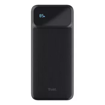 Powerbank TRUST 25883 — 20000 mAh Li-Ion, PD & Quick Charge 3.0, 2×USB-A + 1×USB-C, 20 W, Schwarz