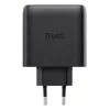 TRUST Maxo 65W AC-Schnellladegerät für den Innenbereich, 3× USB-C, max. 20V, 2m Kabel, schwarz