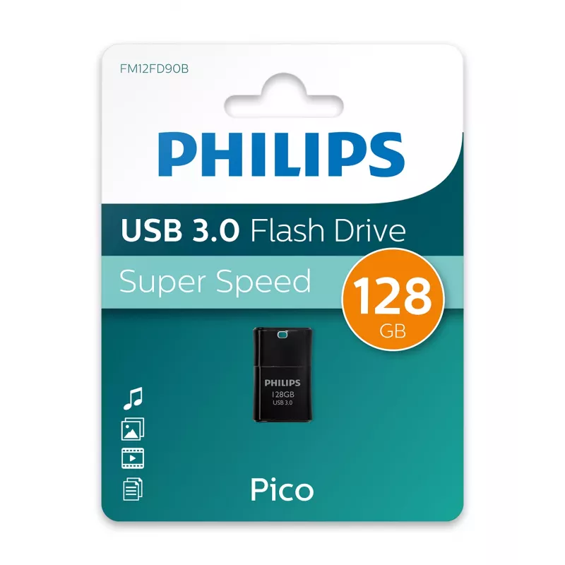 Philips Pico USB-Flash-Laufwerk 128 GB USB Typ-A 3.2 Gen 1 (3.1 Gen 1) Schwarz