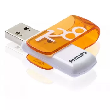 Philips FM12FD05B USB-Stick 128 GB USB Typ-A 2.0 Orange, Weiß
