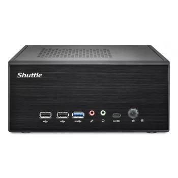 Shuttle XPC schlank Barebone XB860G2 - S1851, Intel H860, 1xDP, 2xHDMI, 2 PCIe-Steckplätze (1x 16X & 1x X1), 2x Intel LAN (1G + 2,5G), 8x USB, 3x M.2, 24/7 Dauerbetrieb