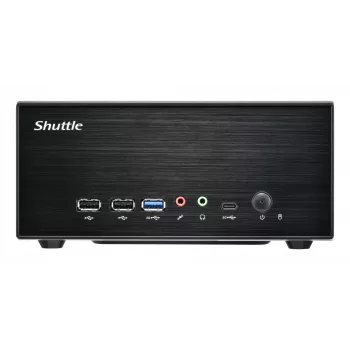Shuttle XPC schlank Barebone XB860G2 - S1851, Intel H860, 1xDP, 2xHDMI, 2 PCIe-Steckplätze (1x 16X & 1x X1), 2x Intel LAN (1G + 2,5G), 8x USB, 3x M.2, 24/7 Dauerbetrieb